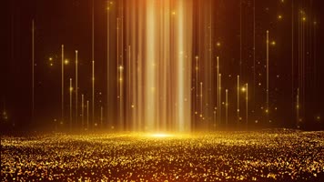 4K金色晚会粒子背景 4K金色晚会粒子背景