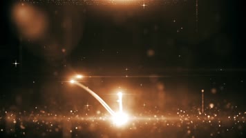 唯美金色粒子背景素材