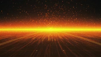 金色光线粒子上升背景