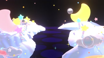 梦幻卡通星星月亮小道