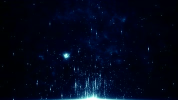 蓝色神秘星光粒子