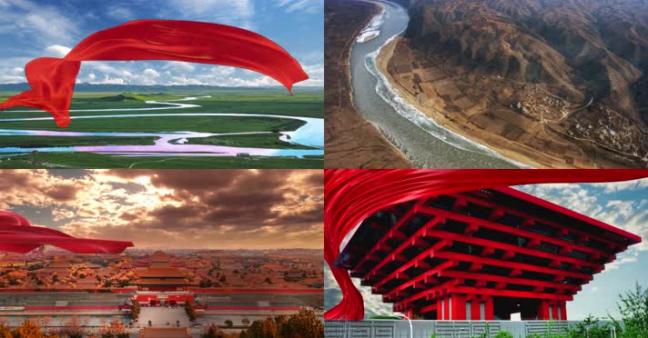 【原创】4K超清震撼大气红动中国山河