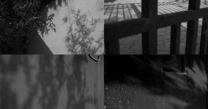 4K墙上的影子、时间流逝光阴光影意识流