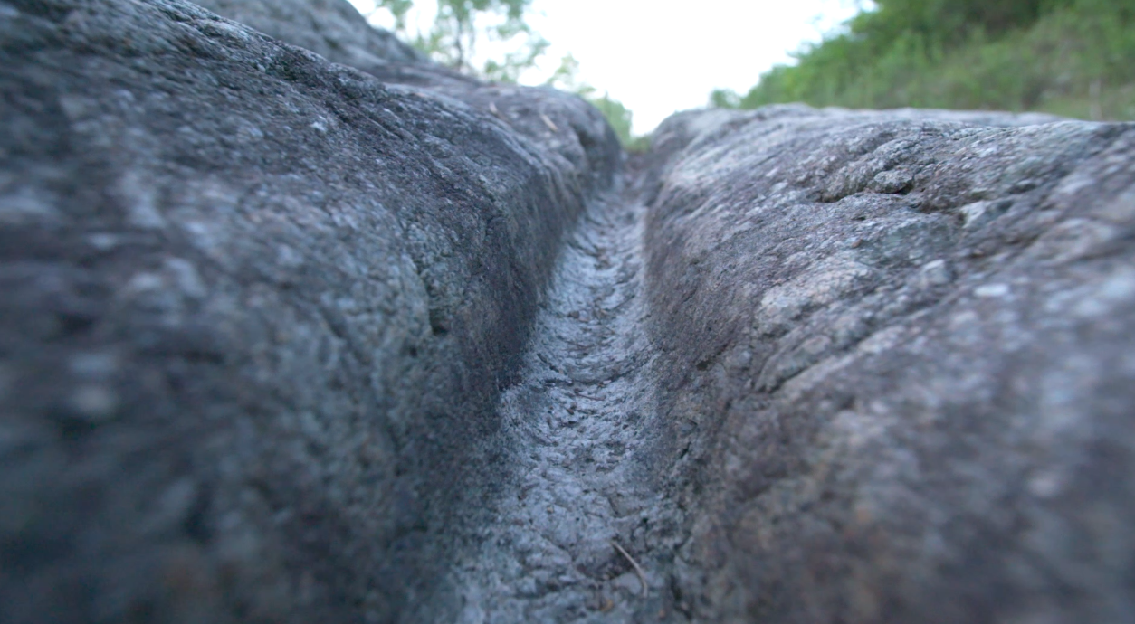 古车辙高清实拍