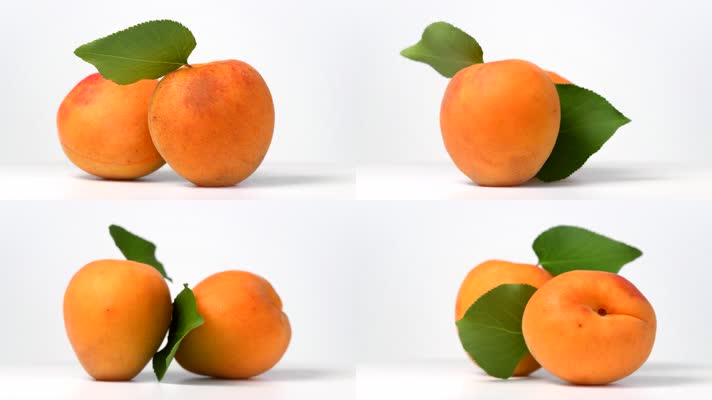 【4K】大黄杏子,桃子