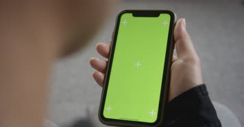 4K 商务手机绿幕抠图换屏、手机操作手势