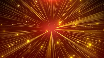 4K金色星光粒子背景