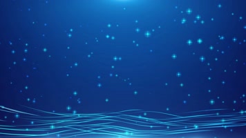 4K蓝色粒子星光背景