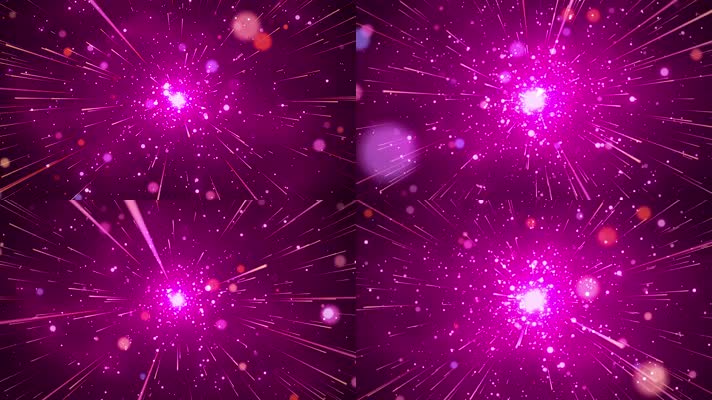 4K紫色粒子背景