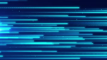 4K蓝色粒子线条