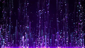 4K唯美紫色粒子