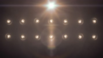 舞台灯光动画-蓝黄白