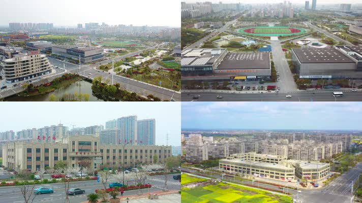 南通通州航拍一组4K