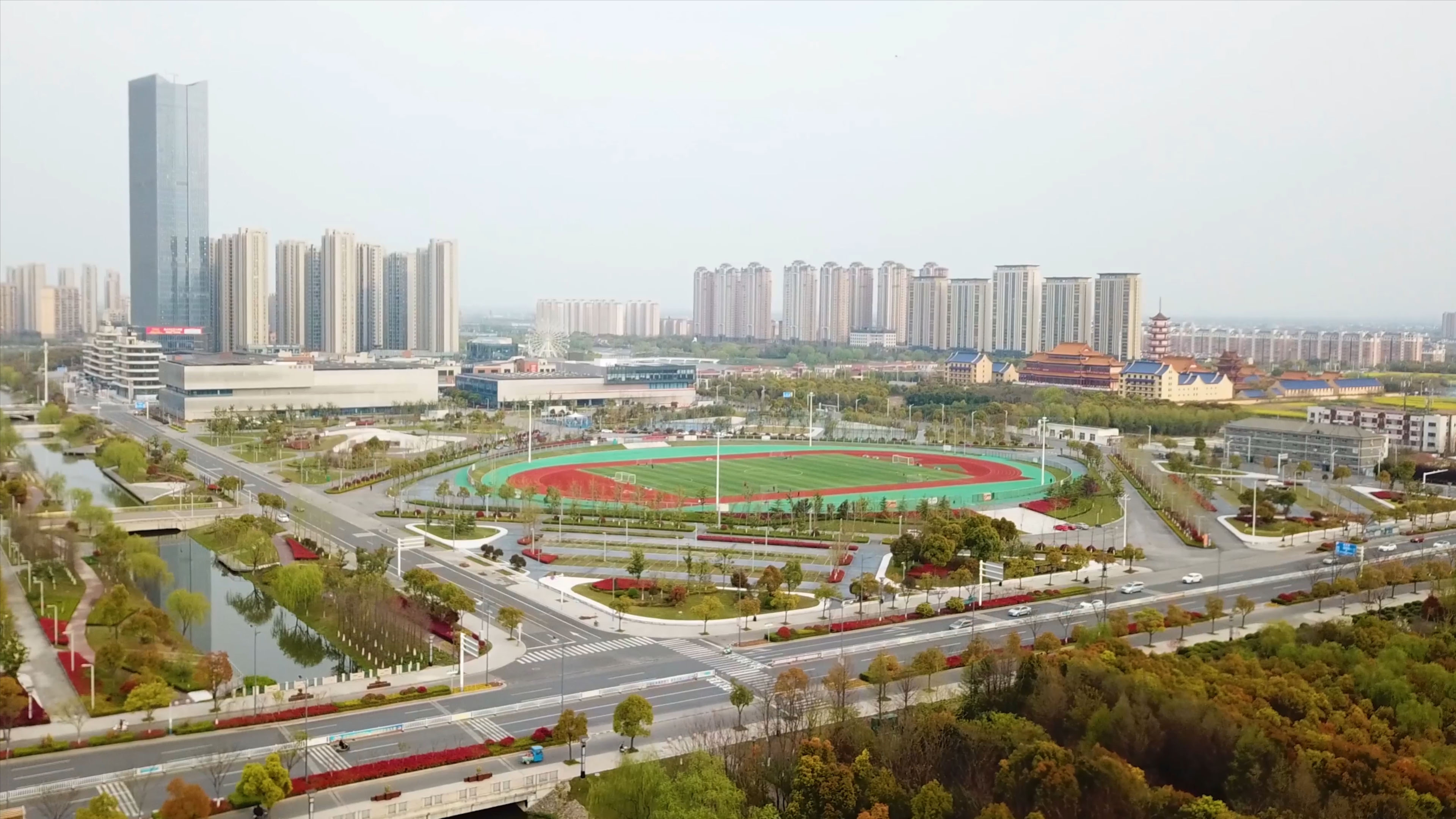 南通通州航拍一组4K 南通通州航拍一组4K