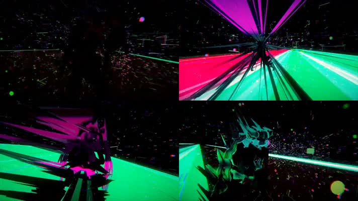 炫酷卡通人物快节奏