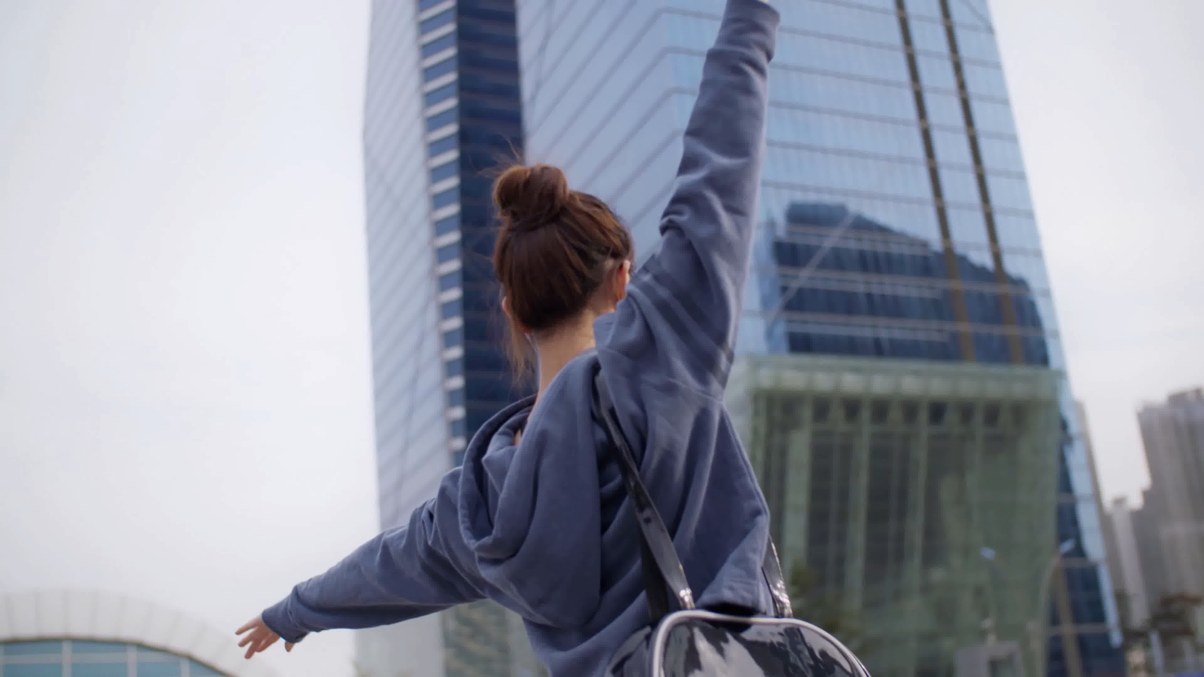 唯美浪漫，美女跳舞，青春活力