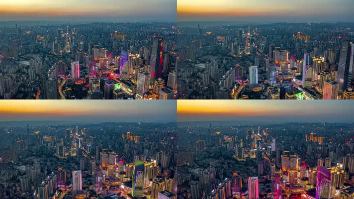 37大气航拍重庆城市风景线