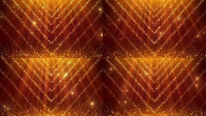 4K金色荣誉颁奖年会背景