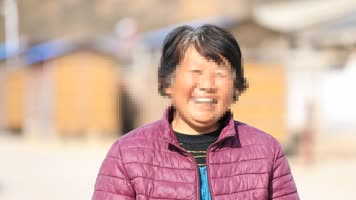 笑脸 脱贫后的幸福笑脸  农民淳朴笑脸  