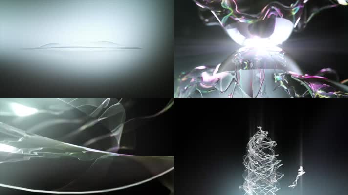 唯美抽象栏目包装动态素材