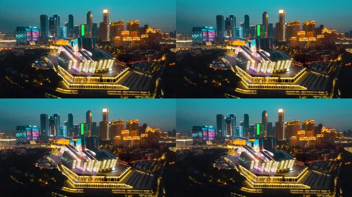 09大气航拍重庆城市风景线