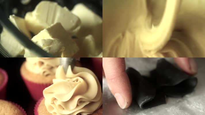 美味奶油蛋糕手工制作过程