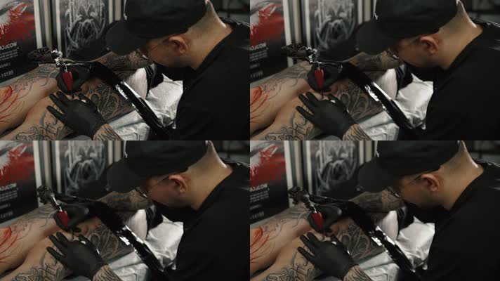【4K】纹身纹身师