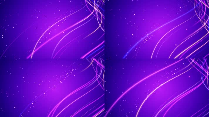 4K唯美紫色线条背景