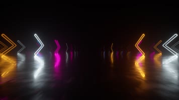 赛博朋克箭头穿梭