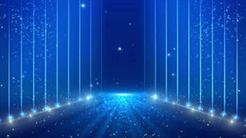 4K蓝色颁奖舞台