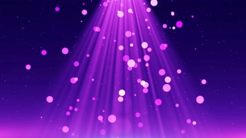 4K紫色光线唯美光斑婚礼晚会背景
