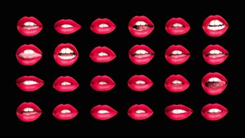 红嘴唇VJ背景03