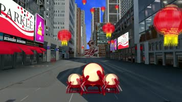 喜庆大街分层素材包