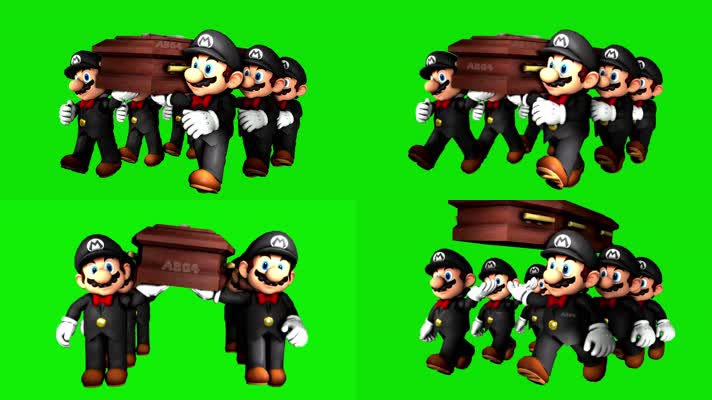 黑人抬棺舞绿屏