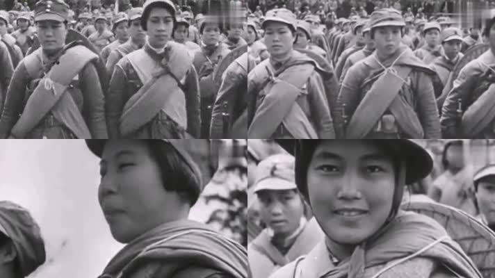 抗战期中国女兵历史珍贵影像
