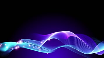 紫色唯美粒子波纹