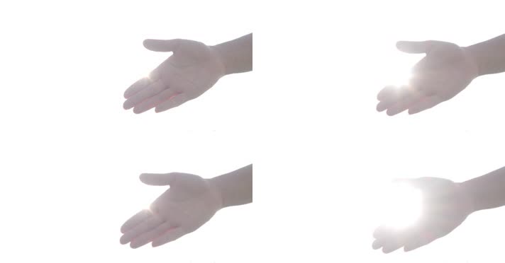 4K阳光拂手、爸爸妈妈的手、特写手