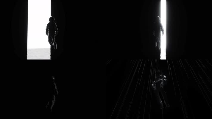 大气意境宇航员