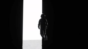 大气意境宇航员