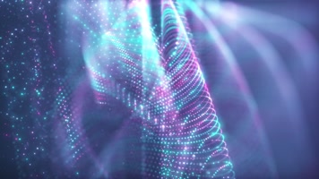 霓虹粒子浪漫庆典颁奖背景