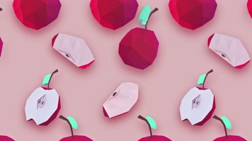 红苹果剪子背景
