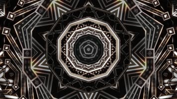 金属万花筒艺术背景