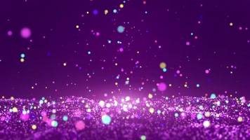 4K唯美彩色粒子