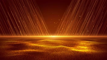 4K颁奖年会金色粒子背景