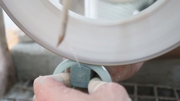 A货手镯打磨抛光工序工