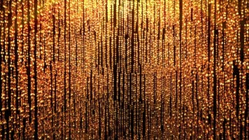 【4K】大气金色粒子掉落