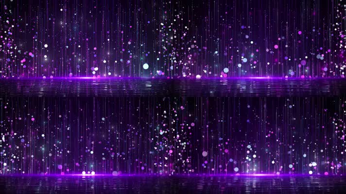 4K唯美彩色粒子