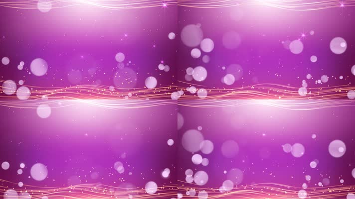 4K唯美光斑梦幻粒子线条背景