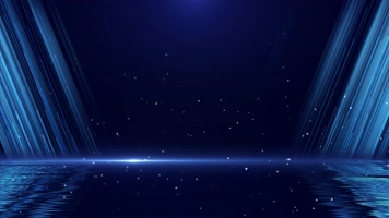 4K大气蓝色颁奖背景