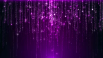 4K唯美紫色粒子雨背景